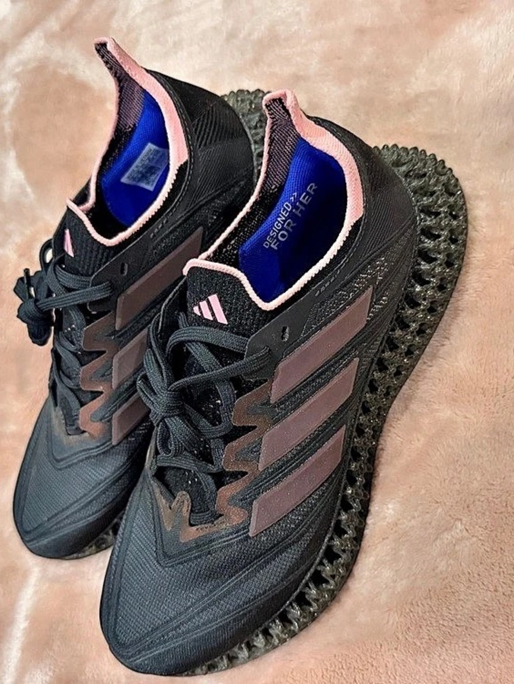 adidas 4DFWD 2 Athletic Shoes Black & Pink US 7.5